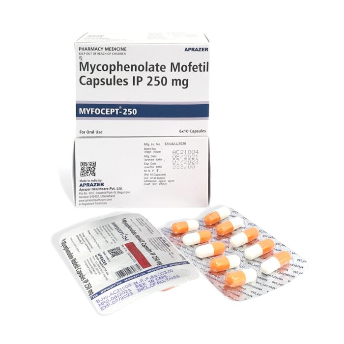 Mycophenolate mofetil 250 mg